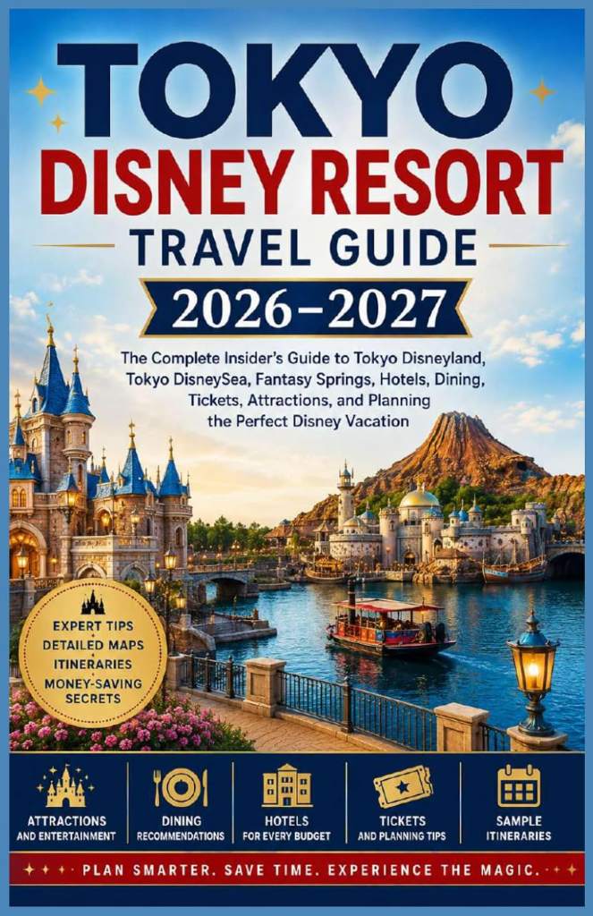 TOKYO DISNEY RESORT TRAVEL GUIDE 2026–2027: The Complete Insider’s Guide to Tokyo Disneyland, Tokyo DisneySea, Fantasy Springs, Hotels, Dining, ... and Planning the Perfect Disney Vacation by Thomas Walker | barcode:9798181368378 | source:'9798181368378.jpg