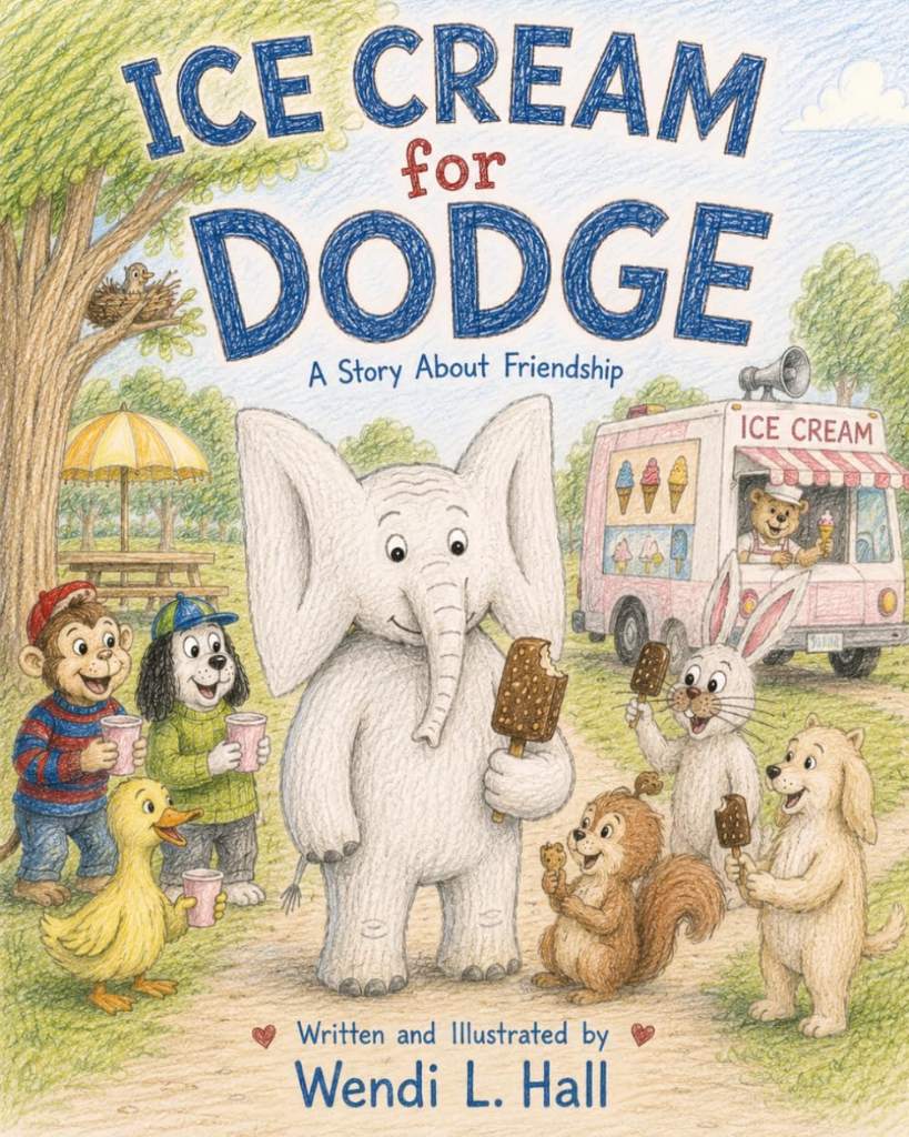 Ice Cream For Dodge: A story about friendship by Welinda L Hall | barcode:9798181393622 | source:'9798181393622.jpg