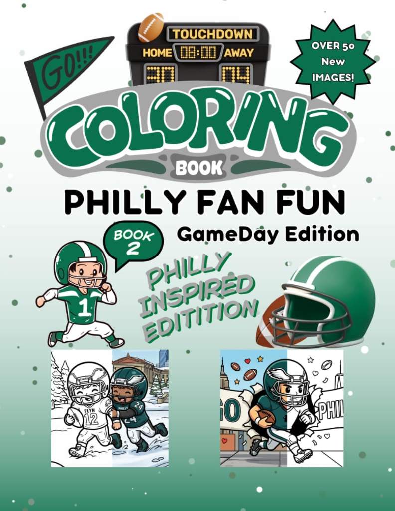 Philly Fan Fun: Gameday Edition (Volume 2): An Action-Packed Football Scene & Activity Book for Kids Ages 4-8 (Philadelphia Edition) (Gridiron City Fun) by Chris Paladino | barcode:9798181464452 | source:'9798181464452.jpg