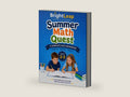 Summer Math Quest for Grade 2-3: Adventure Workbook: 40 Days of Math Practice with Addition, Subtraction, Place Value, Money, Time, Measurement, ... Bonus Puzzles, Drills, Flashcards, and Answer by BrighLeap Publications | barcode:9798181649422 | source:'9798181649422-right-three-quarter.jpg