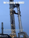We're Going to MARS! The Development History of SpaceX's Starship, the World's Biggest Rocket by Jessica Mathis | barcode:9798181654990 | source:'9798181654990.jpg