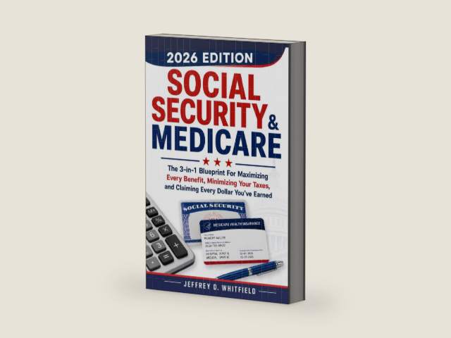 Social Security & Medicare the 3-In-1 Blueprint: For Maximizing Every Benefit, Minimizing Your Taxes and Claiming Every Dollar You’ve Earned by Jeffrey D. Whitfield | barcode:9798181687363 | source:'9798181687363-right-three-quarter.jpg