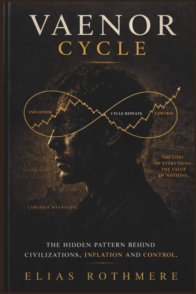 THE VAENOR CYCLE: The Hidden Pattern Behind Civilizations, Inflation and Control by ELIAS ROTHMERE | barcode:9798181936294 | source:'9798181936294.jpg