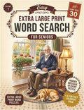 Extra Large Print Word Search for Seniors: Huge 30 Font Letters (Word Find Books For Seniors): 125 Easy Puzzles with a Hidden Message and Fun Fact on ... with Low Vision, Tired Eyes, or Memory Care by HAP Book | barcode:9798181988736 | source:'9798181988736.jpg