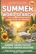 Summer Word Search Large Print for Seniors: 100 Summer-Themed Brain Puzzles - A Thoughtful Gift for Grandma, Mom, Dad or Any Puzzle Lover by Nancy J. Reed | barcode:9798182072960 | source:'9798182072960.jpg