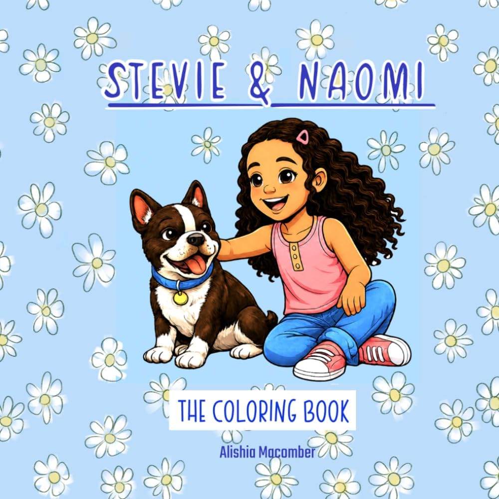 Stevie and Naomi: The Coloring Book by Alishia Macomber | barcode:9798182113250 | source:'9798182113250.jpg