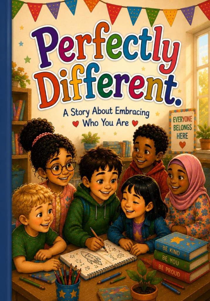 Perfectly Different: Perfectly Different: Helping Kids Build Confidence, Overcome Bullying, and Love Who They Are - An Inspiring Story of Courage, Friendship, and Being Yourself by Sarah Gibson | barcode:9798182162821 | source:'9798182162821.jpg