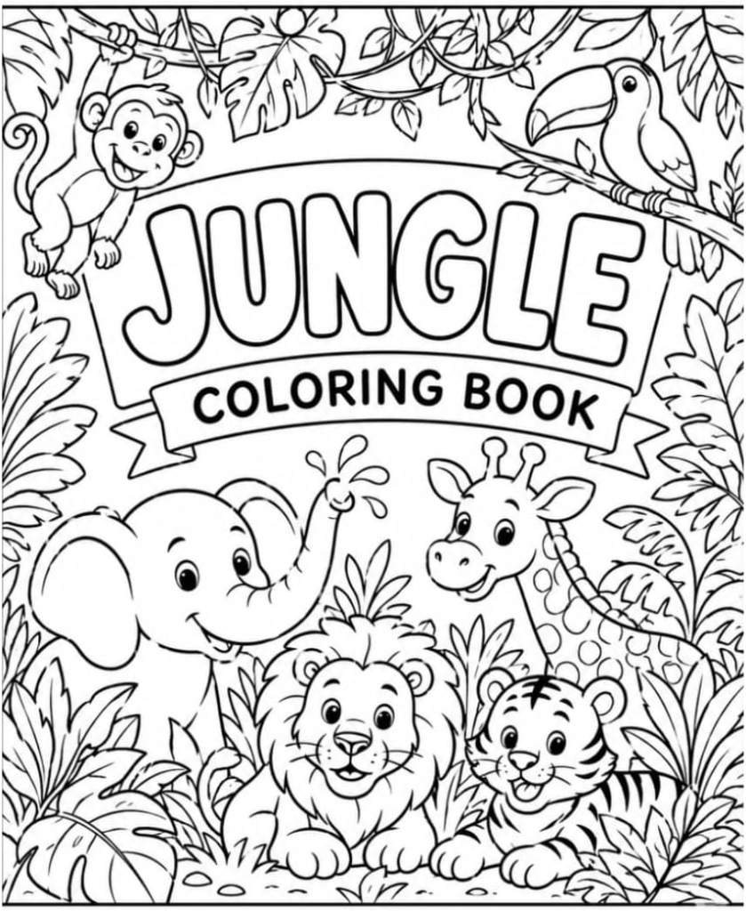 Going to the Jungle Coloring Bool by Ivy Carver | barcode:9798182222006 | source:'9798182222006.jpg