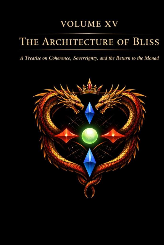 VOLUME XV — THE ARCHITECTURE OF BLISS: A Treatise on Coherence, Sovereignty, and the Return to the Monad by Michael R Leath Sr. | barcode:9798182289801 | source:'9798182289801.jpg