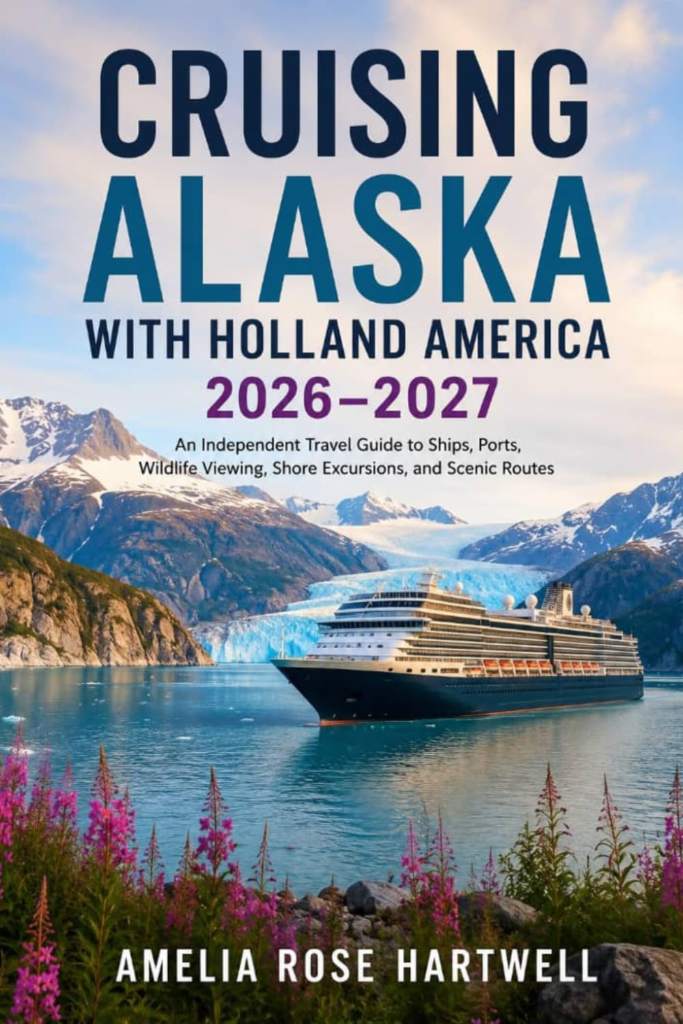 Cruising Alaska with Holland America 2026–2027: An Independent Travel Guide to Ships, Ports, Wildlife Viewing, Shore Excursions, and Scenic Routes by Amelia Rose Hartwell | barcode:9798182304177 | source:'9798182304177.jpg