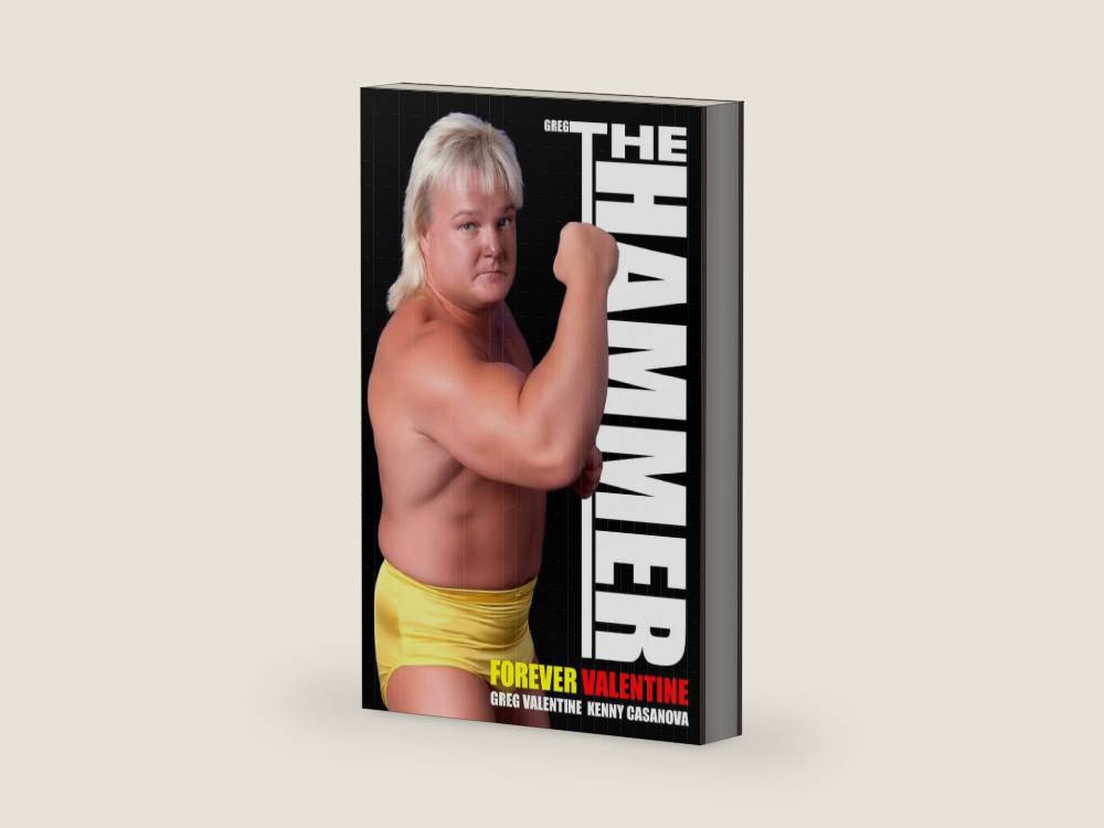 Greg "The Hammer"- Forever Valentine by Greg Valentine | barcode:9798182355513 | source:'9798182355513-right-three-quarter.jpg