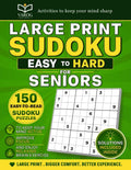 Large print sudoku easy to hard for seniors: 150 easy-to-read sudoku puzzles to keep your mind active, improve focus, and enjoy relaxing brain exercise (Large Print Sudoku for Seniors) by Varog Editorial | barcode:9798183573923 | source:'9798183573923.jpg