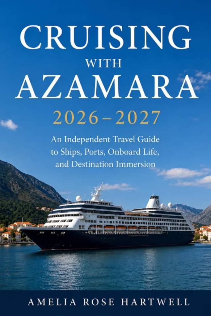 Cruising with Azamara 2026–2027: An Independent Travel Guide to Ships, Ports, Onboard Life, and Destination Immersion by Amelia Rose Hartwell | barcode:9798183624458 | source:'9798183624458.jpg