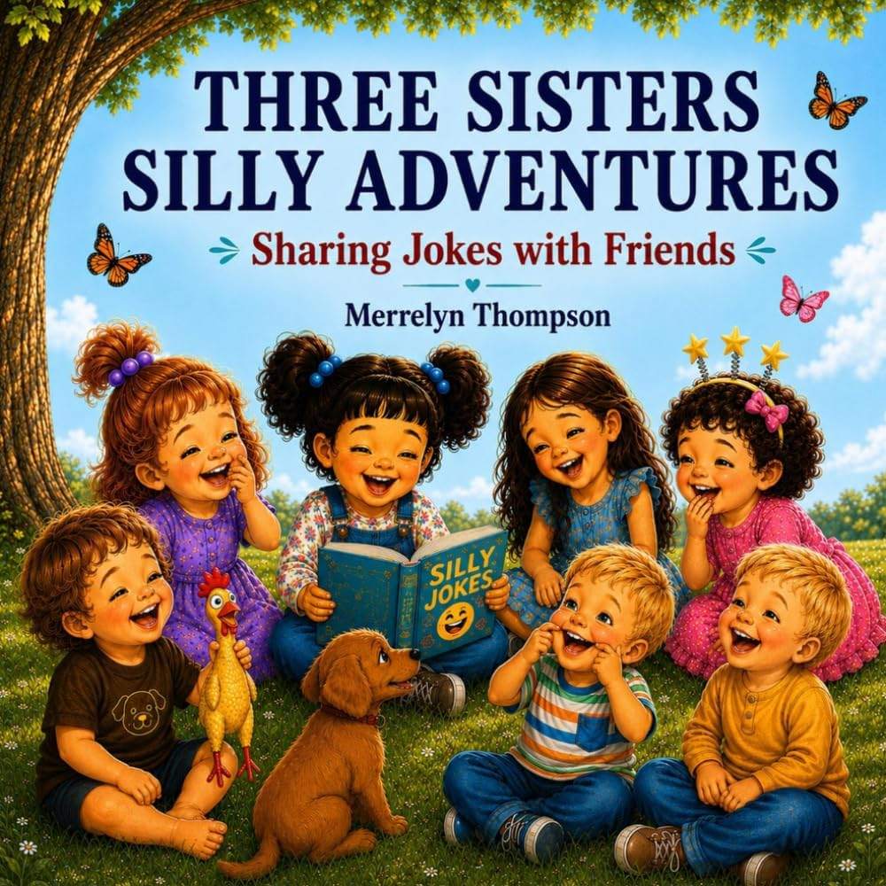 Three Sisters Silly Adventures: Sharing Jokes with Friends by Merrelyn Thompson | barcode:9798183656152 | source:'9798183656152.jpg