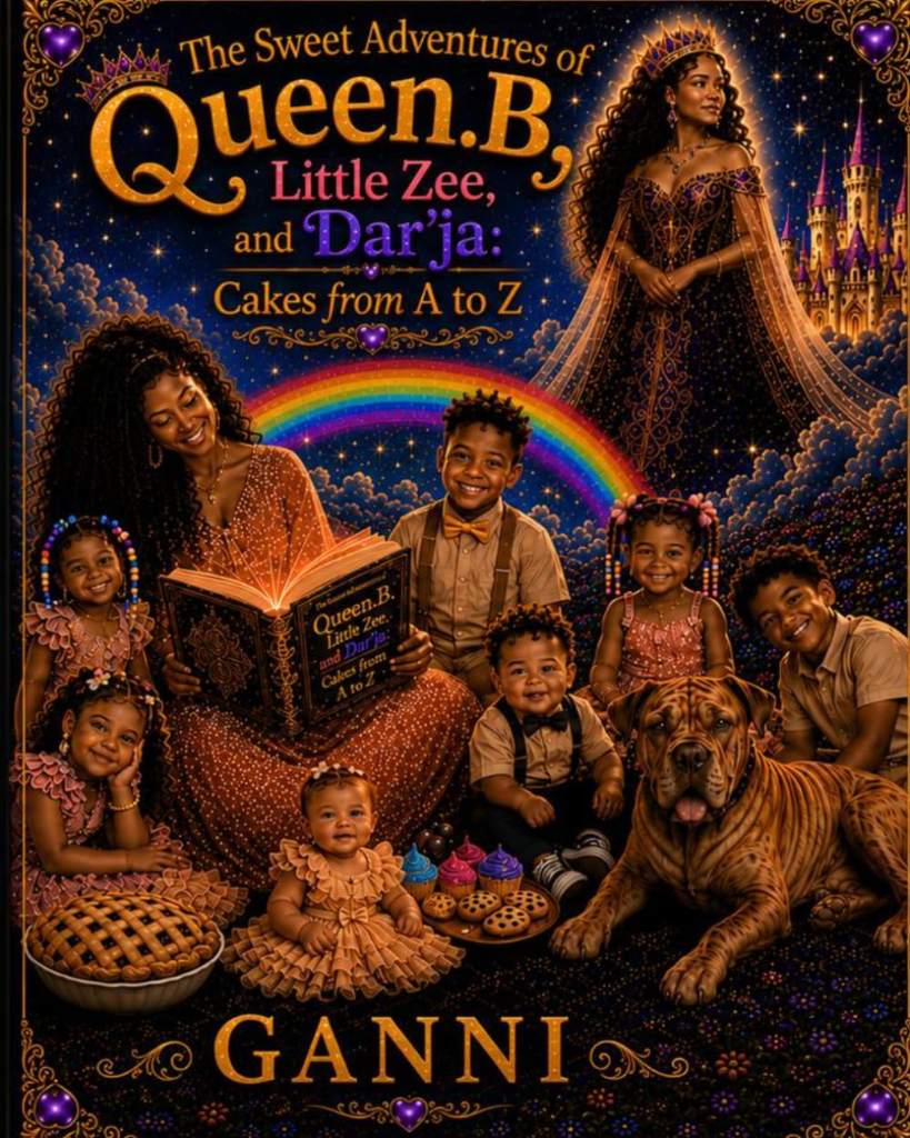 The Sweet Adventures of Queen.B, Little Zee, and Dar'ja: Cakes from A to Z. by GANNI Sh'Rome | barcode:9798183773460 | source:'9798183773460.jpg