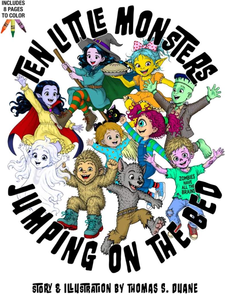 Ten little monsters jumping on the bed: A halloween adventure by Thomas Sean Duane | barcode:9798183792980 | source:'9798183792980.jpg