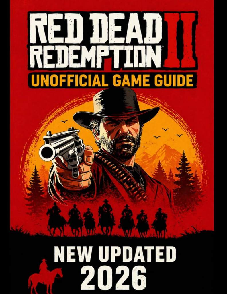 RED DEAD REDEMPTION 2 UNOFFICIAL GAME GUIDE: The 100% Completionist Checklist Manual and RDO (Red Dead Online) 2026 Solo With Clearly Illustrated Images by Oleander Publications | barcode:9798183838961 | source:'9798183838961.jpg