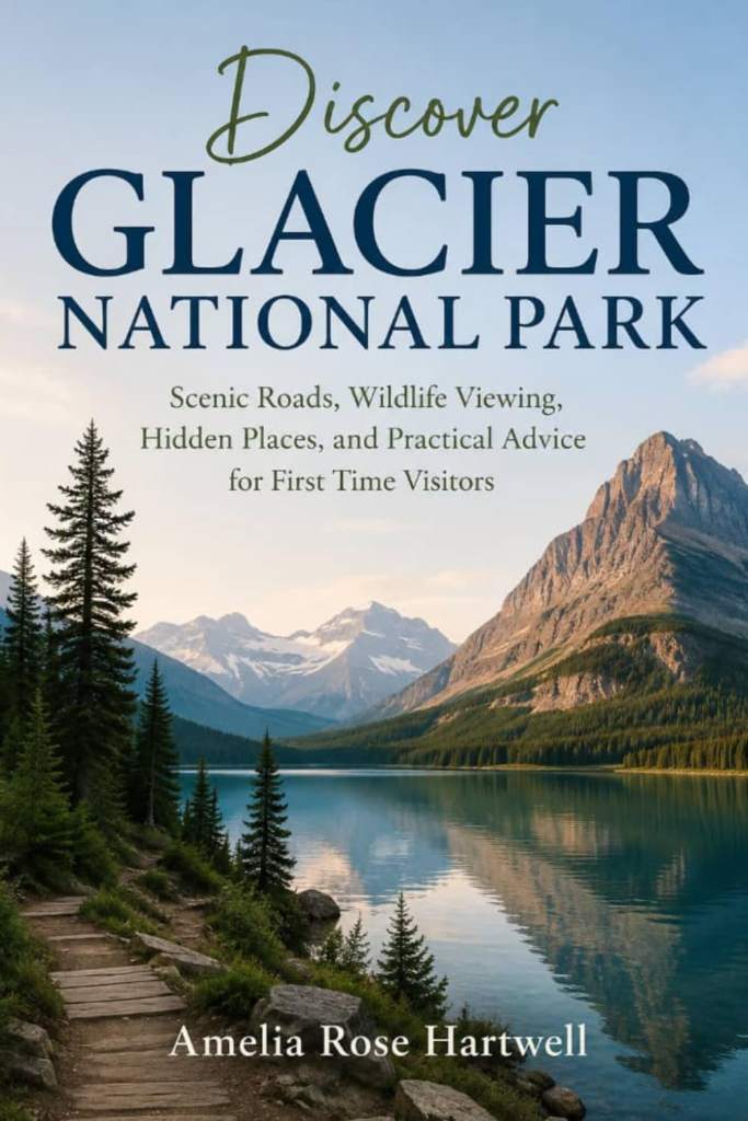 Discover Glacier National Park: Scenic Roads, Wildlife Viewing, Hidden Places, and Practical Advice for First Time Visitors by Amelia Rose Hartwell | barcode:9798183869484 | source:'9798183869484.jpg
