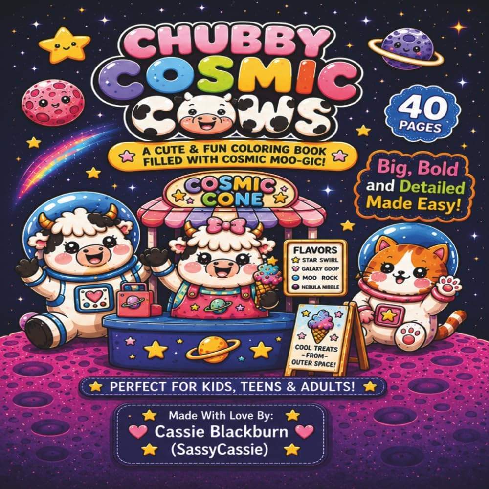 Chubby Cosmic Cows: Big and Bold Made Easy by Cassie Blackburn | barcode:9798183989465 | source:'9798183989465.jpg