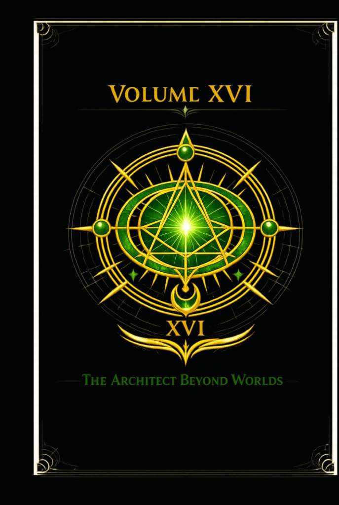 THE PYRAMID CODEX VOLUME XVI THE ARCHITECT BEYOND WORLDS: Where the Field becomes buildable. by Michael Robert Leath Sr. | barcode:9798184091815 | source:'9798184091815.jpg