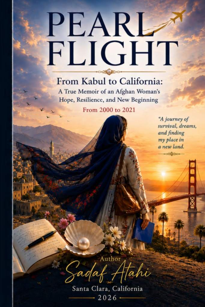 Pearl Flight: From Kabul to California: The True Memoir of an Afghan Woman's Journey of Hope, Resilience, and New Beginnings 2000–2021 by Sadaf Atahi | barcode:9798184239651 | source:'9798184239651.jpg