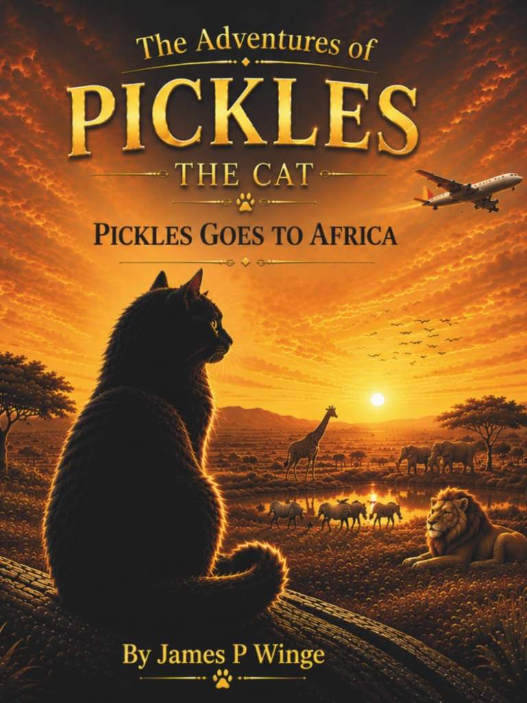 The Adventures of Pickles the Cat: Pickles Goes To Africa by James P Winge | barcode:9798184336602 | source:'9798184336602.jpg