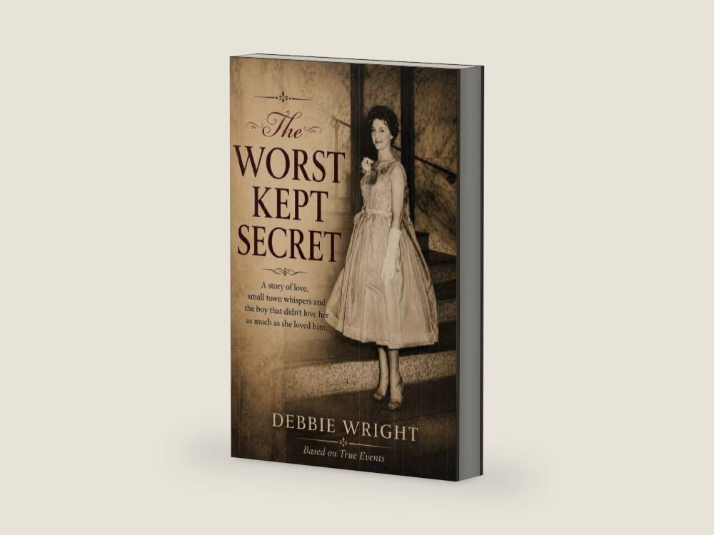 The Worst Kept Secret by Debbie Wright | barcode:9798184366432 | source:'9798184366432-right-three-quarter.jpg