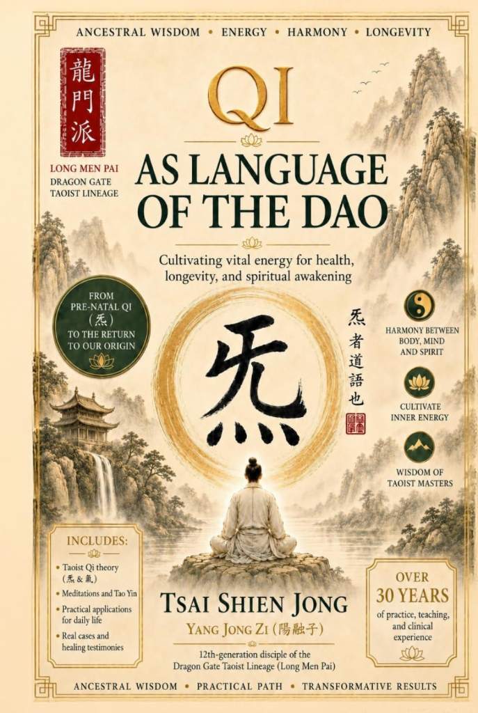 QI AS LANGUAGE OF THE DAO: Cultivating vital energy for health, longevity, and spiritual awakening by TSAI SHIEN JONG | barcode:9798184457352 | source:'9798184457352.jpg