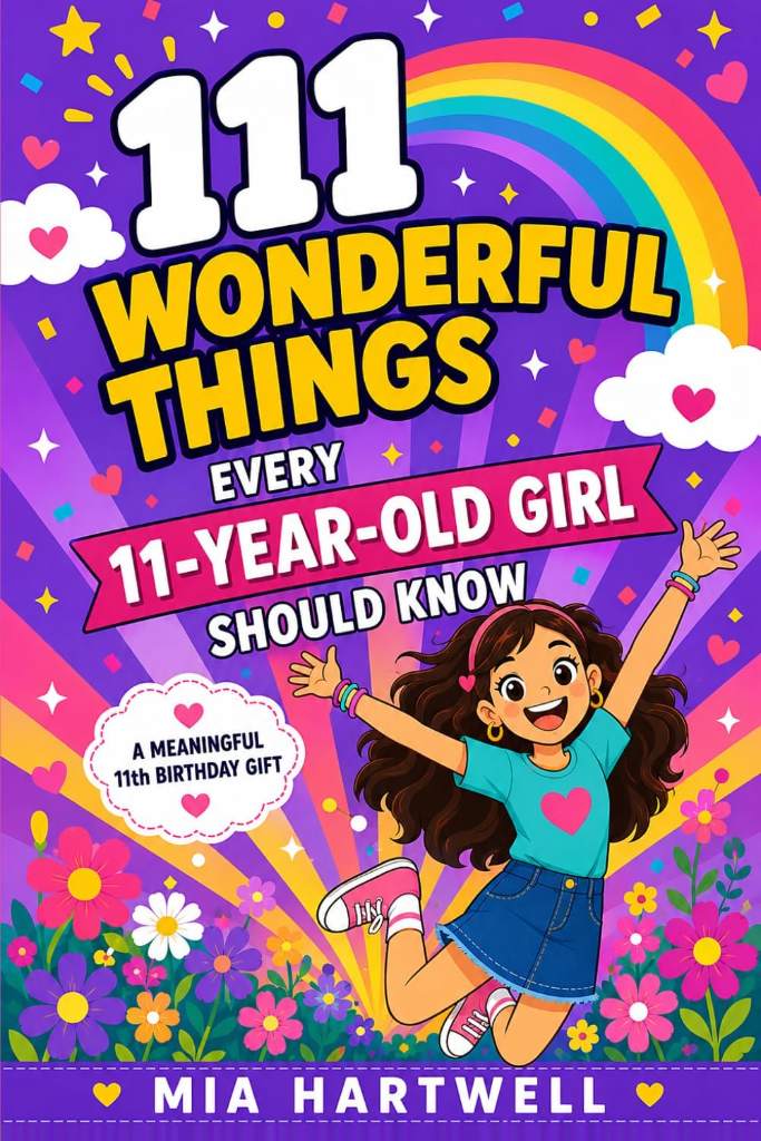 111 Wonderful Things Every 11-Year-Old Girl Should Know: A Meaningful 11th Birthday Gift to Build Confidence, Courage & Kindness — 111 Uplifting Lessons for a Special Girl by Mia Hartwell | barcode:9798184469195 | source:'9798184469195.jpg