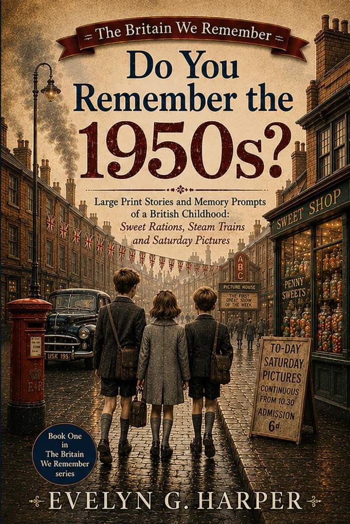 Do You Remember the 1950s?: Large Print Stories and Memory Prompts of a British Childhood: Sweet Rations, Steam Trains and Saturday Pictures by Evelyn G. Harper | barcode:9798184511320 | source:'9798184511320.jpg
