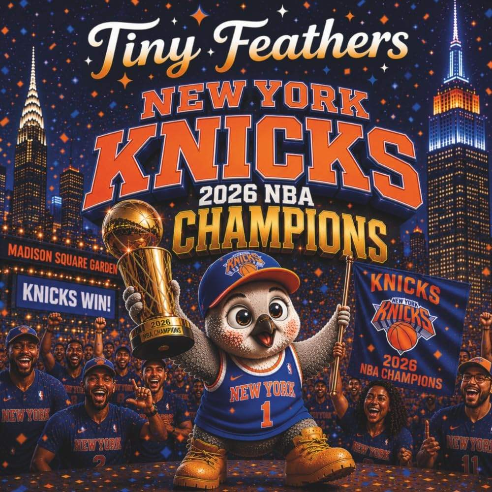 Tiny Feathers New York Knicks 2026 NBA Champions by Jonathan Diminic | barcode:9798184543857 | source:'9798184543857.jpg
