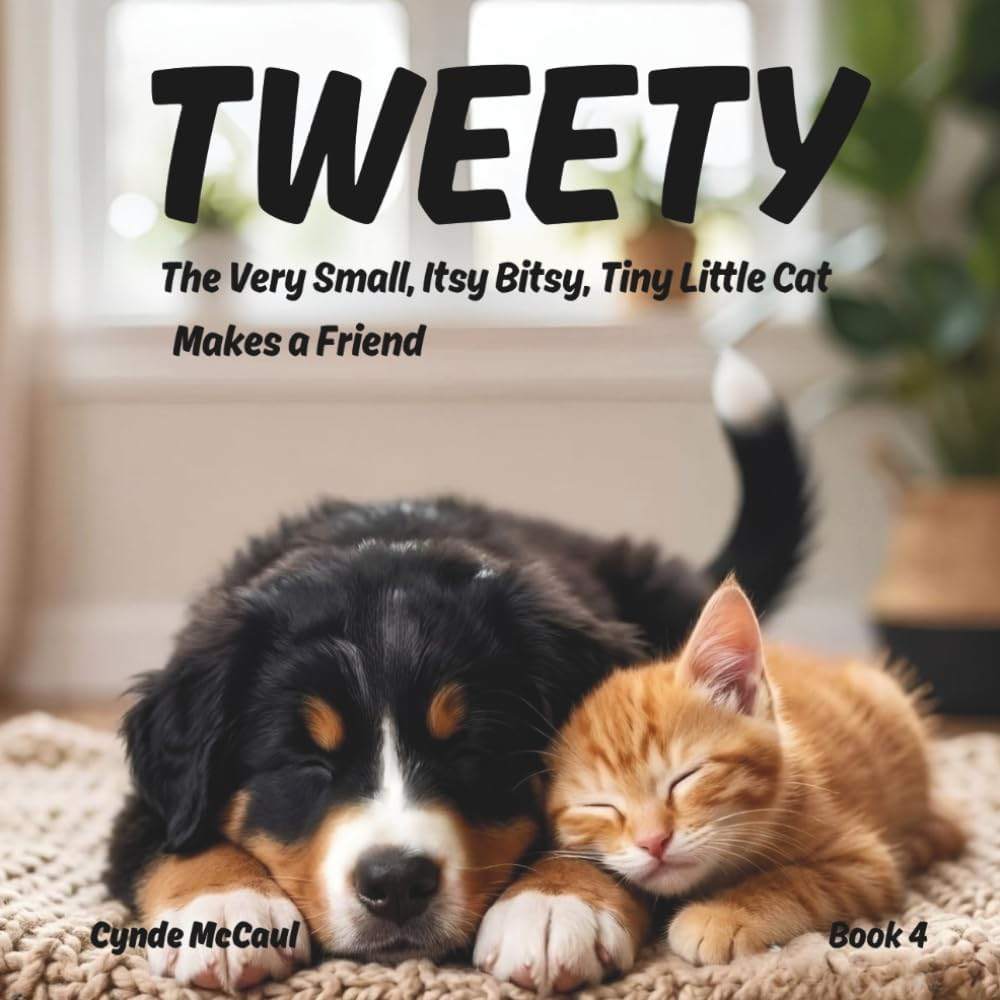 TWEETY the Very Small, Itsy Bitsy, Tiny Little Kitten Makes a Friend: A heartwarming picture book about friendship, courage, and celebrating our differences by Cynde McCaul | barcode:9798184607801 | source:'9798184607801.jpg