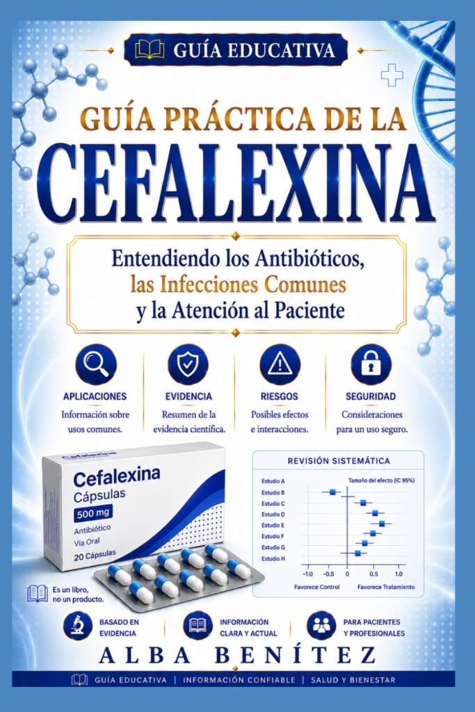 GUÍA PRÁCTICA DE LA CEFALEXINA (Spanish Edition) by ALBA BENÍTEZ | barcode:9798184632896 | source:'9798184632896.jpg