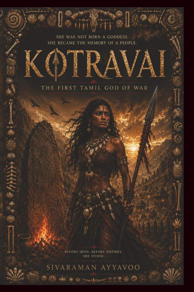 Kotravai: The First Tamil God of War by Mr. Sivaraman Ayyavoo | barcode:9798184741833 | source:'9798184741833.jpg