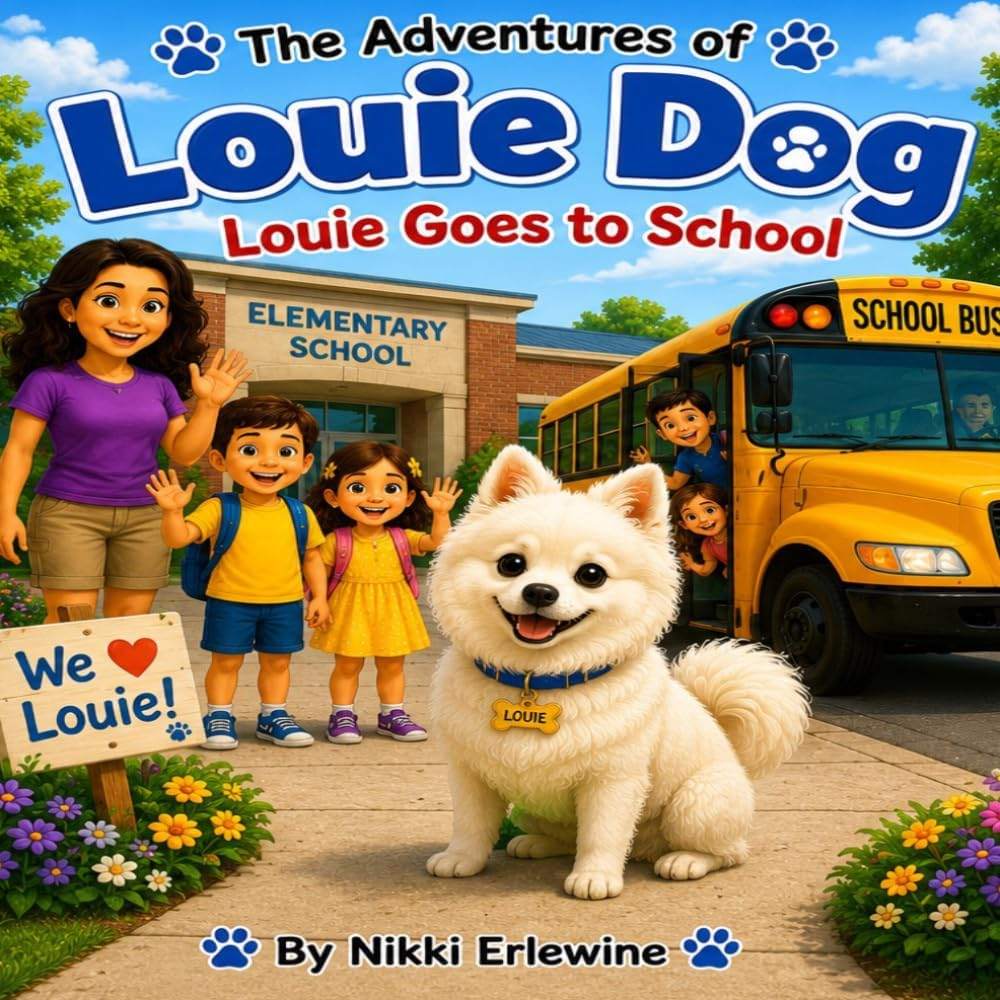 The Adventures of Louie Dog: Louie Goes to School by Nikki Erlewine | barcode:9798184769516 | source:'9798184769516.jpg