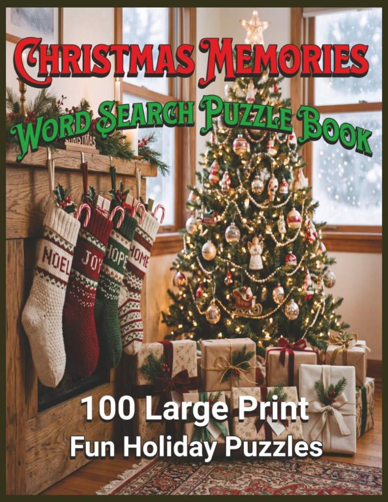 Christmas Memories Word Search Puzzle Book: 100 Large Print Fun Holiday Puzzles by Brian McClanahan | barcode:9798184903385 | source:'9798184903385.jpg