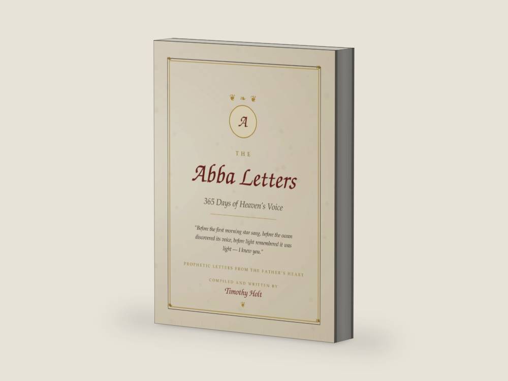 The Abba Letters: 365 Days of Heaven's Voice by Timothy Holt | barcode:9798185344736 | source:'9798185344736-right-three-quarter.jpg