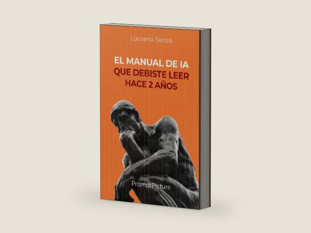 EL MANUAL DE IA QUE DEBISTE LEER HACE 2 AÑOS (Spanish Edition) by Luciano Serpa | barcode:9798185354575 | source:'9798185354575-right-three-quarter.jpg