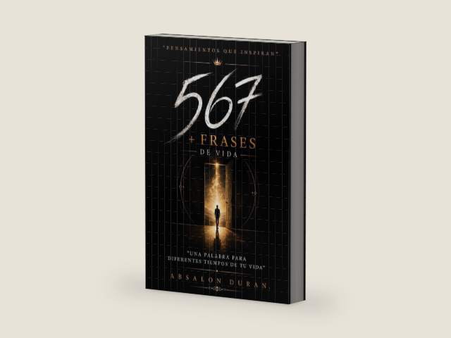 567+ FRASES DE VIDA: "UNA PALABRA PARA DIFERENTES TIENMPOS DE TU VIDA" (Spanish Edition) by ABSALON DURAN | barcode:9798185543023 | source:'9798185543023-right-three-quarter.jpg