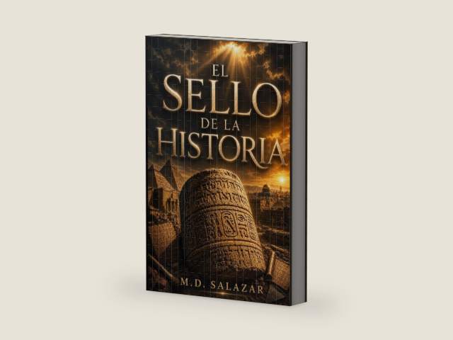 El Sello de la Historia: Las Evidencias Arqueológicas que Confirman el Relato Bíblico (Spanish Edition) by M.D. Salazar | barcode:9798185943274 | source:'9798185943274-right-three-quarter.jpg