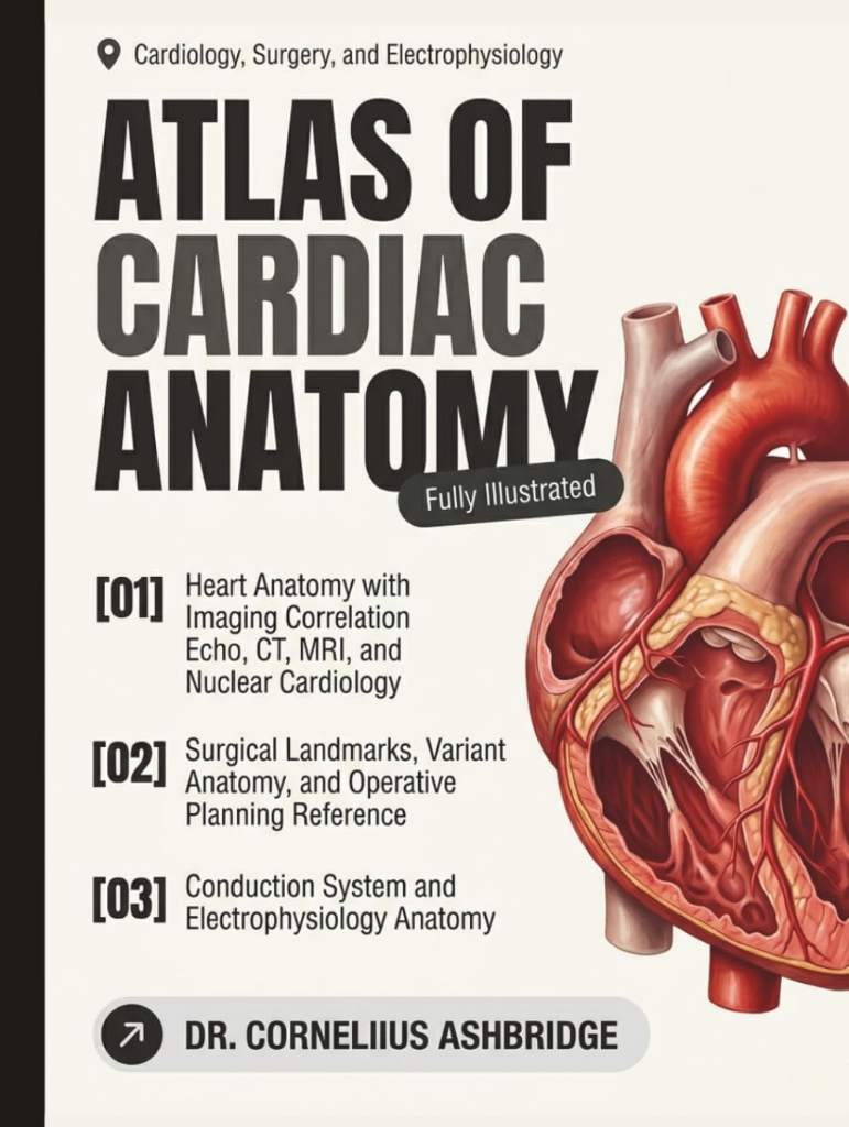 Atlas of Cardiac Anatomy: Heart Anatomy with Imaging Correlation, Surgical Landmarks, Variant Anatomy, and Clinical Application for Cardiology, Surgery, and Electrophysiology by DR. CORNELIUS ASHBRIDGE | barcode:9798195005368 | source:'9798195005368.jpg