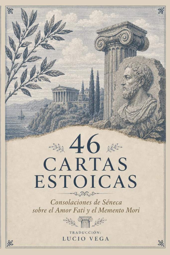 46 CARTAS ESTOICAS: Consolaciones de Séneca sobre el Amor Fati y el Memento Mori (Estoicismo para Principiantes) (ESTOICISMO EN ESPAÑOL PARA PRINCIPIANTES) (Spanish Edition) by Lucio Anneo Séneca | barcode:9798196486586 | source:'9798196486586.jpg