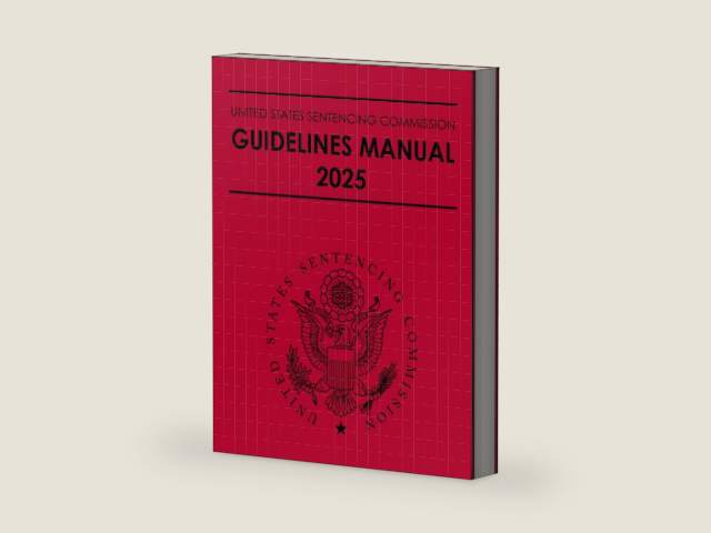 United States Sentencing Commission Guidelines Manual 2025 by United States Sentencing Commission | barcode:9798196521263 | source:'9798196521263-right-three-quarter.jpg