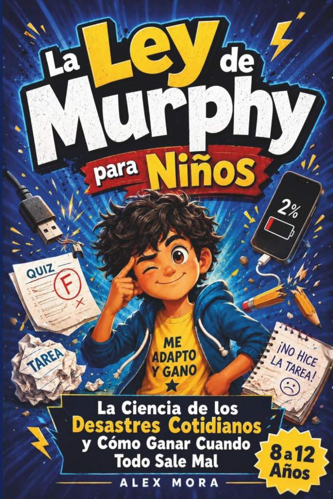La Ley de Murphy para Niños: La Ciencia de los Desastres Cotidianos y Cómo Ganar Cuando Todo Sale Mal (8 a 12 Años) (Spanish Edition) by Alex Mora | barcode:9798196642371 | source:'9798196642371.jpg