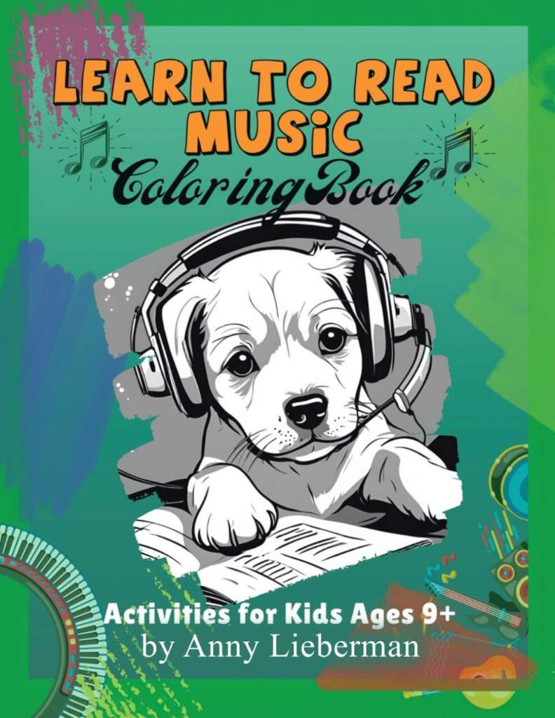 LearnTo Read Music Coloring Book: Activities for Kids Ages 9+ by Anny M Lieberman | barcode:9798197110282 | source:'9798197110282.jpg