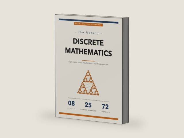 The Discrete Mathematics Method: Concepts, Worked Examples, and Exercises to Master Logic, Proofs, Graphs, and Algorithms by Thomas Luklin | barcode:9798197224590 | source:'9798197224590-right-three-quarter.jpg