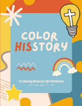 Color His Story: A Christian Coloring Book for Kids — Biblical Scenes, Scripture Verses, and Faith-Filled Pages by MJV Ministries | barcode:9798197966551 | source:'9798197966551.jpg