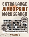 Extra Large Jumbo Print Word Search 50 Font Size - Volume 3: Easy To Read Word Find Puzzles for Older, Senior Eyes by PuzzlePup Publishing | barcode:9798199106023 | source:'9798199106023.jpg
