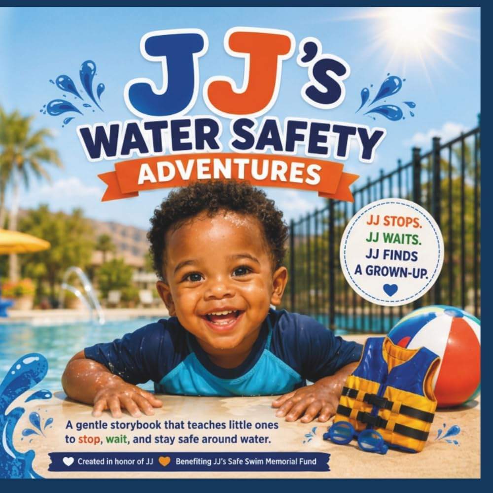 JJ's Water Safety Adventures: A gentle storybook that teaches little ones to stop, wait, and stay safe around water. by Theresa Greene | barcode:9798199645829 | source:'9798199645829.jpg