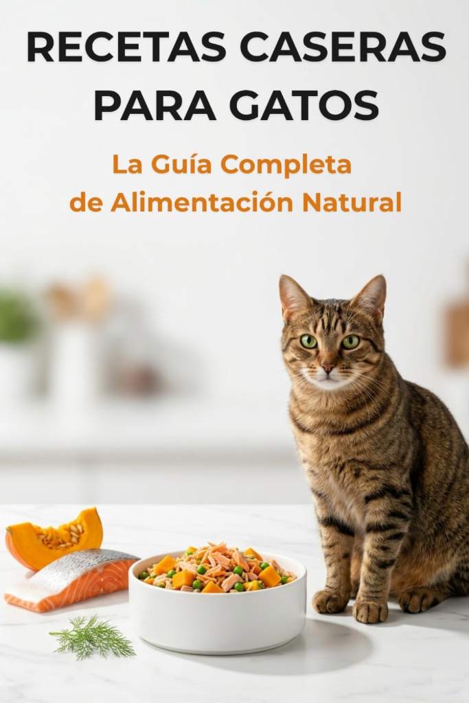 RECETAS CASERAS PARA GATOS:La Guía Completa de Alimentación Natural: Recetas Veterinarias para prevenir la Obesidad, Fortalecer el Sistema Inmune y Mejorar el Pelaje y la Piel. (Spanish Edition) by MAIKER Editorial | barcode:9798199699587 | source:'9798199699587.jpg